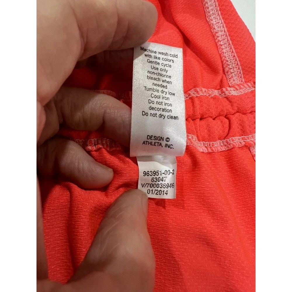 Athleta Long Sleeve V Neck Wick It Kaftan CoverUp Shirt Womens Thumbholes M